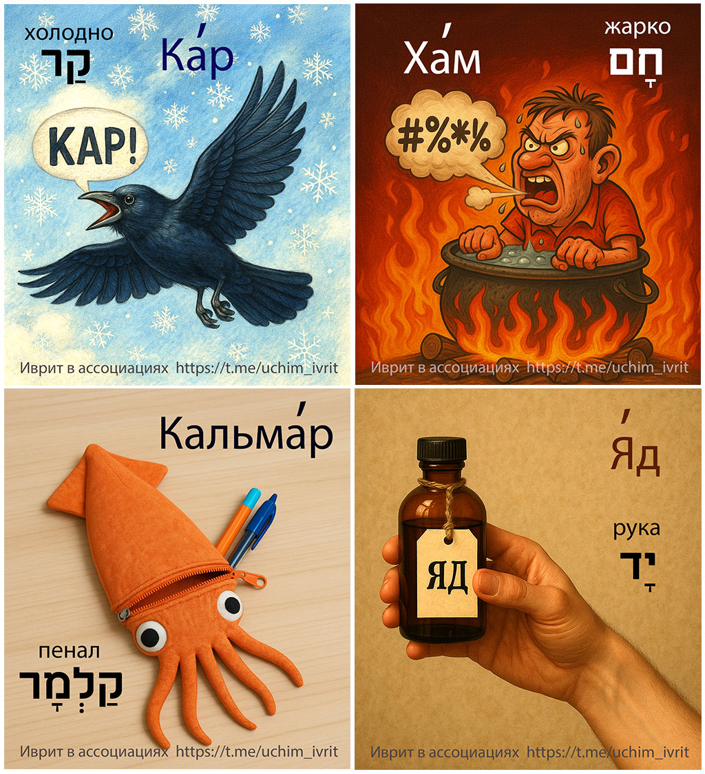 иврит в ассоциациях